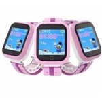 Ficha técnica e caractérísticas do produto Relógio Infantil Gps Sos Monitora Criança Q100s Rosa