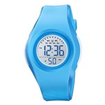 Ficha técnica e caractérísticas do produto Relógio Infantil Menino Skmei Digital 1556 - Azul
