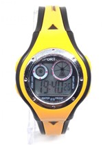 Ficha técnica e caractérísticas do produto Relógio Infantil Menino Sport Led Amarelo - Lova