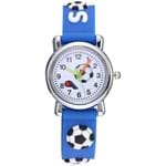 Ficha técnica e caractérísticas do produto Relógio Infantil Relógio 3d Bola Futebol Silicone