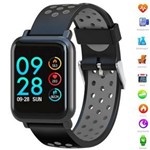 Ficha técnica e caractérísticas do produto Relógio Inteligente B1 SmartWatch Bluetooth, Facebook Whatsapp Esportes e Saúde Preto