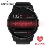 Ficha técnica e caractérísticas do produto Relógio inteligente esporte atividade de fitness ecg ppg pressão arterial monitor freqüência cardíaca pulseira ip67 à Prova Dágua 