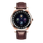 Ficha técnica e caractérísticas do produto QUENTE (Em estoque) Relógio inteligente R68 Bluetooth Rodada Tela Lembrete Smartwatch Suporte SIM TF sono Rastreador de Chamada pedômetro Bluetooth Men Watch