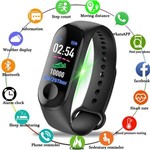 Ficha técnica e caractérísticas do produto Relógio Inteligente Smartband M3 Bluetooth + Película + 1 Pulseira Extra/reposição - Sky Dreams Electronics