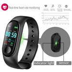 Relógio Inteligente Smartband M3 Monitor Cardíaco e Fone Brinde - Concise Fashion Style