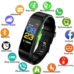 Relogio Smartband SmartWatch M3 C1 Plus Monitor Cardíaco Pressão Arterial