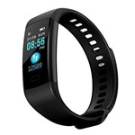 Ficha técnica e caractérísticas do produto Relógio Inteligente Smartband MTR-21 Bluetooth Frequência Cardíaca Pedômetro - Preto - Tomate