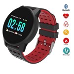 Ficha técnica e caractérísticas do produto Relógio Inteligente Smartband W1 Monitoramento Cardíaco Esportes e Saúde - Bracelet