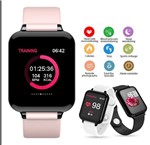 Relogio Inteligente Smartwatch B57 Pedometro Esportes Redes Soicias Preto CORES SORTIDAS - Lx