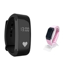 Ficha técnica e caractérísticas do produto Relógio Inteligente Smartwatch Bluetooth + Pulseira Rosa