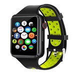 Ficha técnica e caractérísticas do produto Relógio Inteligente SmartWatch C5 Bluetooth Câmera Celular Chip Cartão Música Android IOS - Verde - Smart Bracelet