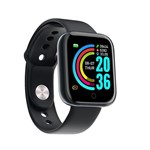 Ficha técnica e caractérísticas do produto Relógio Inteligente Smartwatch D13 Pro Plus Pedômetro Multi-esportes Km Kcal Monitorador de Sono - Preto - Smart Bracelet