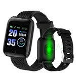 Relogio Inteligente Smartwatch D13 Preto Pedometro Multi-esportes Km Sono - Lx