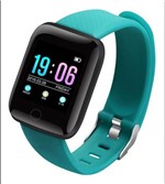 Ficha técnica e caractérísticas do produto Relogio Inteligente Smartwatch D13 Verde Pedometro Multi-esportes Km Kcal FC PA Sono - Bbgxpro