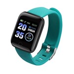 Relogio Inteligente Smartwatch D13 Verde Pedometro Multi-esportes Km Kcal - Smart Bracelet