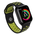 Relógio Inteligente Smartwatch F8 Ios Android - Preto/Verde