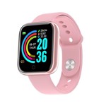 Ficha técnica e caractérísticas do produto Relogio Inteligente Smartwatch Feminino D20 Pro Rosa Dourado - D20 Pro Watches