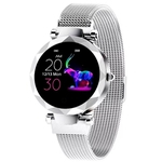 Ficha técnica e caractérísticas do produto Relógio Inteligente Smartwatch Feminino Smart Women Bracelet Touch Screen Prata