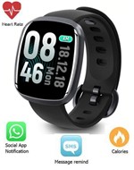 Ficha técnica e caractérísticas do produto Relógio Inteligente SmartWatch GT 103 Facebook Whats Instagran Pulseira Metal Preta - Smartband