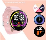 Ficha técnica e caractérísticas do produto Relógio Inteligente Smartwatch K9 Notificações Redes Sociais e Ligações Rosa - Smart Bracelet