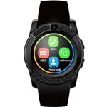 Ficha técnica e caractérísticas do produto Relógio Inteligente Smartwatch V8 Suporte/Cartão Câmera