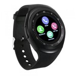 Ficha técnica e caractérísticas do produto Relógio Inteligente Smartwatch Y1 Bluetooth Android - Negocio de Gênio
