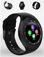 Relógio Inteligente Smartwatch Y1 Bluetooth Passos de Chip Android e IOS Y1 - Import