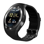 Ficha técnica e caractérísticas do produto Relogio Inteligente Smartwatch Y1 Touch Bluetooth Camera - Classics