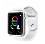 Ficha técnica e caractérísticas do produto Relógio Inteligente Sono Passos Smartwatch de Chip A1 Android IOs Bluetooth Branco - Gold Imports