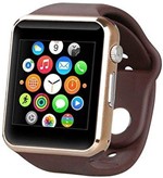 Ficha técnica e caractérísticas do produto Relógio Inteligente Sono Passos Smartwatch de Chip A1 Android IOs Bluetooth Dourado - Gold