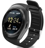 Relógio Inteligente Y1 Smartwatch Touch Bluetooth - Preto - Mundial Premium