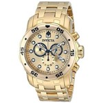 Ficha técnica e caractérísticas do produto Relógio Invicta 0074 Pro Diver 48mm Banhado a Ouro 18k