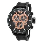 Ficha técnica e caractérísticas do produto Relógio Invicta-19625 Masculino S1 Rally Chrono Black Polyuretano