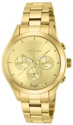 Ficha técnica e caractérísticas do produto Relógio Invicta Angel 18K Gold-Plated - 12466 - Invicta