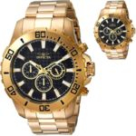 Ficha técnica e caractérísticas do produto Relógio Invicta Masculino Pro Diver 22546 Grande Dourado Original Prova d´água