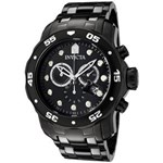 Ficha técnica e caractérísticas do produto Relógio Invicta Pro Diver 0076 Masculino - PRETO