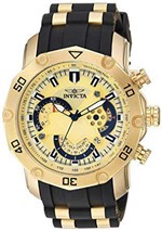 Ficha técnica e caractérísticas do produto Relógio Invicta Pro Diver 23427 Masculino Banhado Ouro 18k