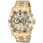 Ficha técnica e caractérísticas do produto Relógio Invicta Pro Diver 25076 Masculino Banhado Ouro 18k