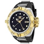 Ficha técnica e caractérísticas do produto Relógio Invicta Subaqua Noma IV GMT Black Dial Black 1064 Resistente à Água 500M