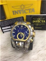 Ficha técnica e caractérísticas do produto Relógio Invicta Zeus Magnum 20111 Aço Azul Gold