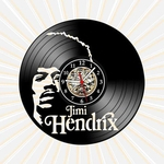 Ficha técnica e caractérísticas do produto Relógio Jimi Hendrix Bandas Rock Guitarrista Musica Vinil LP