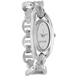 Relógio Just Cavalli Feminino Prata IJ28466S Analógico 3 Atm Cristal Mineral Tamanho Pequeno