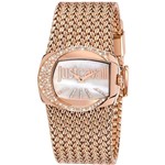 Relógio Just Cavalli Feminino Rosê WJ29065Z Analógico 3 Atm Cristal Mineral Tamanho Pequeno