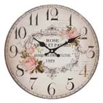 Ficha técnica e caractérísticas do produto Relógio Kasa Ideia de Madeira Rose 35cm