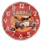 Relógio Kasa Ideia de Metal Garage 20cm