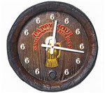 Ficha técnica e caractérísticas do produto Relógio KG Barril de Parede Grande em Fibra - Happy Hour