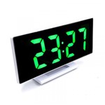 Relogio LED Digital Espelhado de Mesa Alarme Despertador Temperatura USB - Thata Esportes