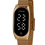 Ficha técnica e caractérísticas do produto Relógio Lince Digital Led Feminino LDR4642L PXRX Rosé