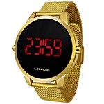 Ficha técnica e caractérísticas do produto Relógio Lince Digital Masculino Dourado - MDG4586L-PXKX