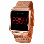 Ficha técnica e caractérísticas do produto Relógio Lince Feminino Classic Digital Dourado MDR4596L-PXRX